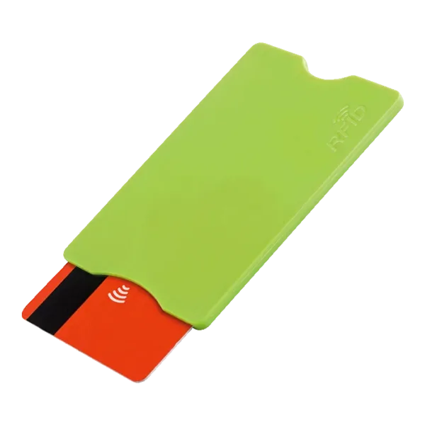 Plastic Card Holder with RFID Protection
