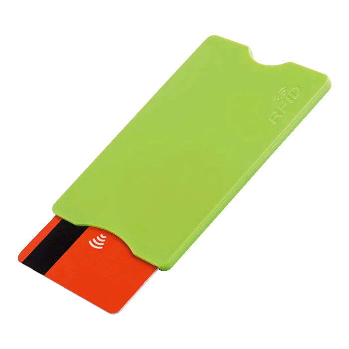 Plastic Card Holder with RFID Protection