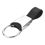 Metal Keychain with Silicone Strap