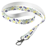 Sublimated Lanyard Single Side Sub with Lobster Ring