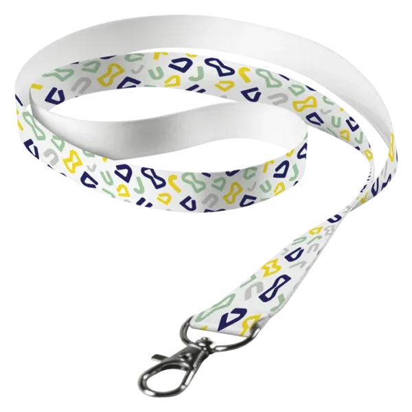 Sublimated Lanyard Single Side Sub with Lobster Ring