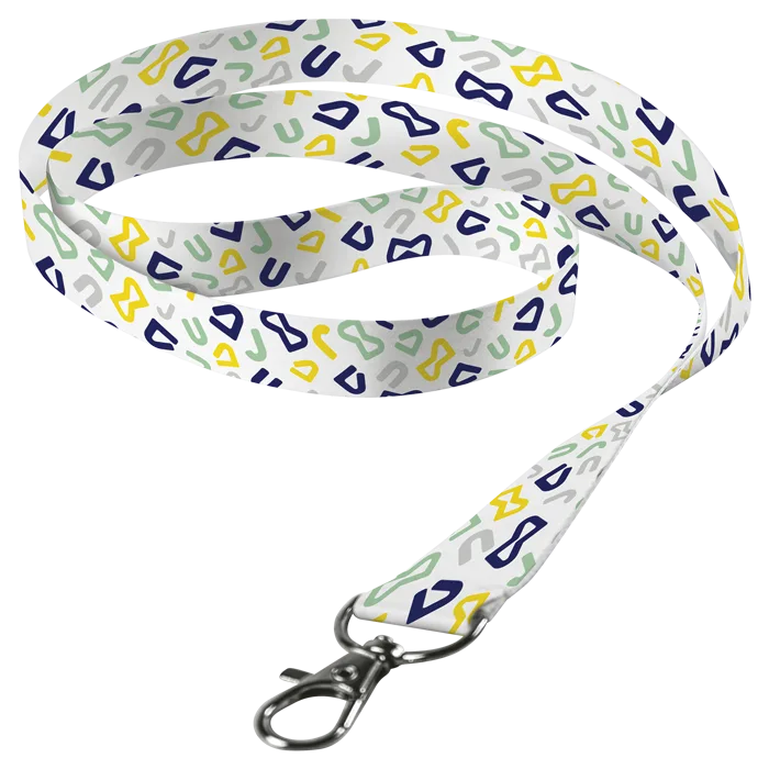Sublimated Lanyard Double Side Sub with Lobster Ring