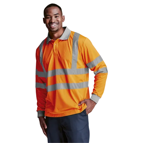 Barron Long Sleeve Reflective Golfer With Tape