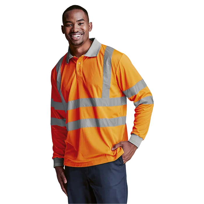 Barron Long Sleeve Reflective Golfer With Tape