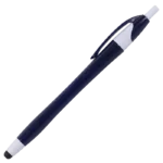 Slim Coloured Barrel Ballpoint Pen with Stylus