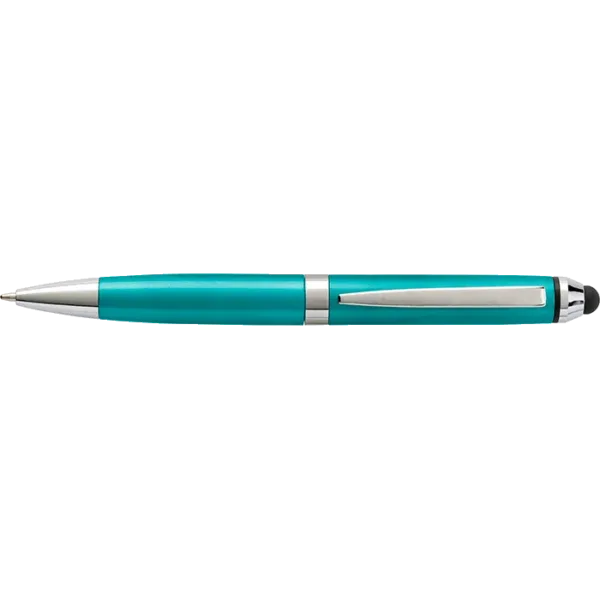 Coloured Barrel Ballpoint Pen with Stylus