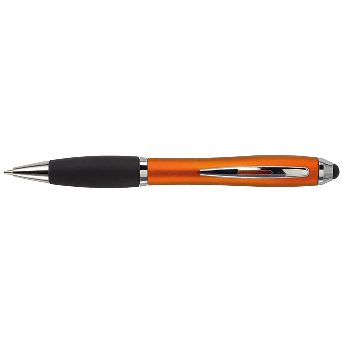 Ballpoint with Rubber Grip and Stylus - Image 10