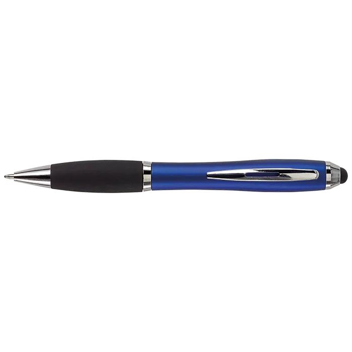 Ballpoint with Rubber Grip and Stylus - Image 12