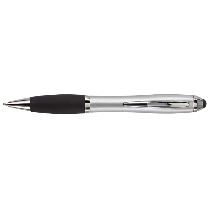 Ballpoint with Rubber Grip and Stylus - Image 8
