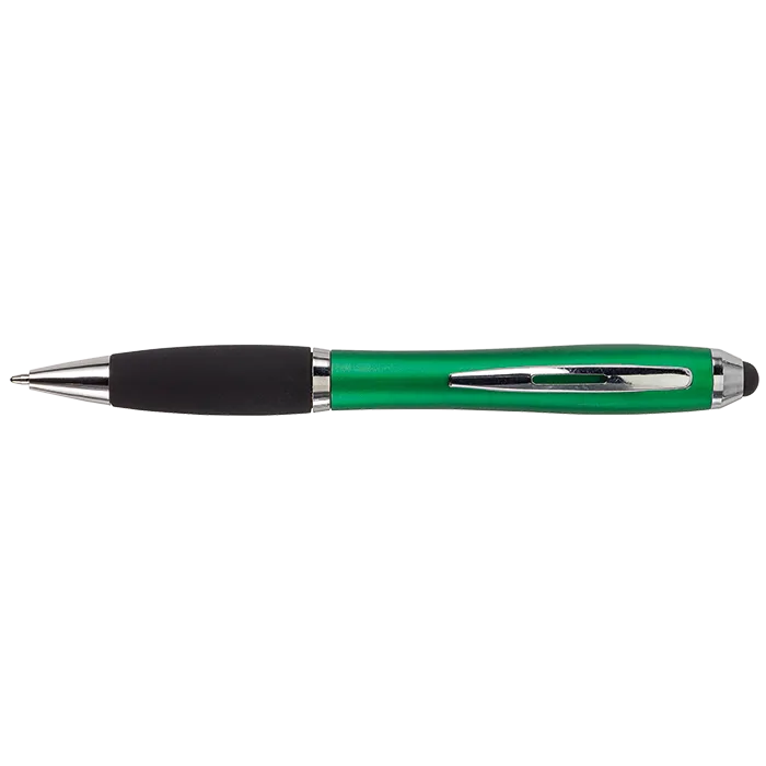 Ballpoint with Rubber Grip and Stylus - Image 9