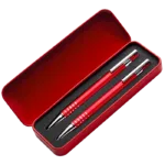 Lacquered Barrel Matching Ballpoint Pen and Clutch Pencil Se
