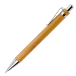 Bamboo Ballpoint Pen with Metal Trims