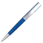 Silver Square Clip Ballpoint Pen