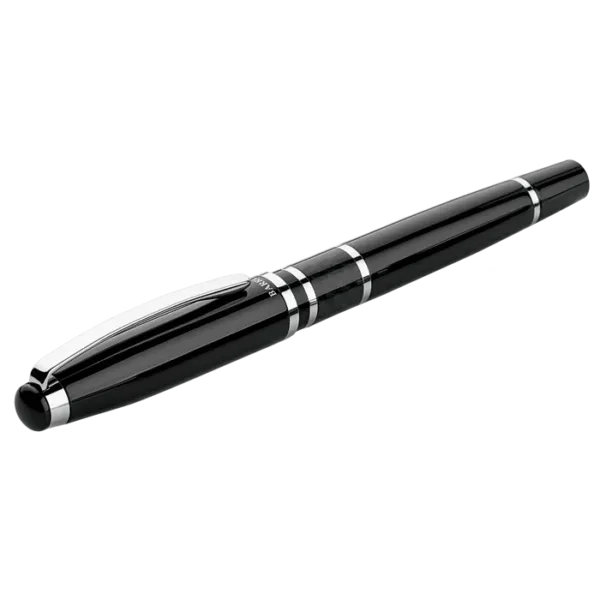 Brass Rollerball Pen with Carbon Fibre Trim