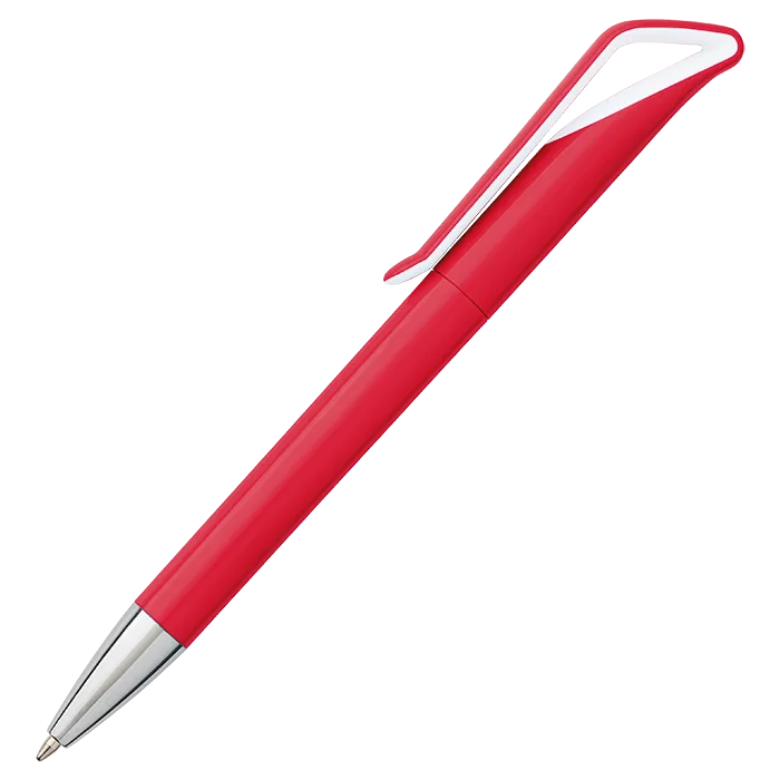 Coloured Barrel Geometric Swan Shaped Ballpoint Pen