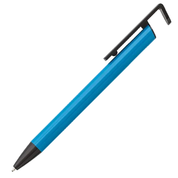 Aluminium Ballpoint Pen With Mobile Phone Stand