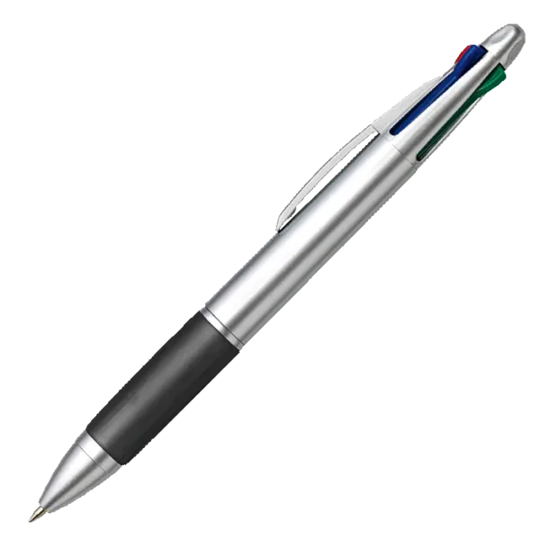 4 Colour Ballpoint Pen with Rubber Grip