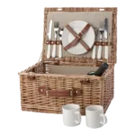 Two Person Willow Picnic Basket