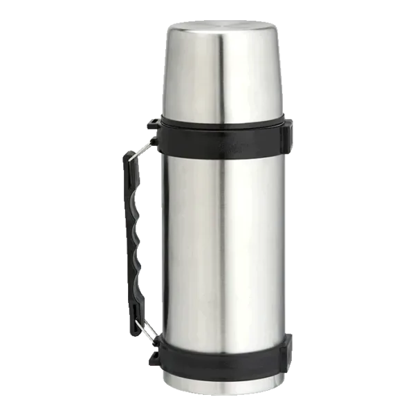 1l Stainless Steel Travel Flask with Carry Handle