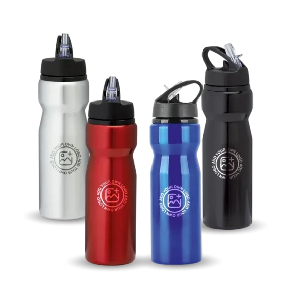 750ml Aluminium Water Bottle with Carry Handle