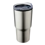 590ml Stainless Steel Mug With Clear Lid