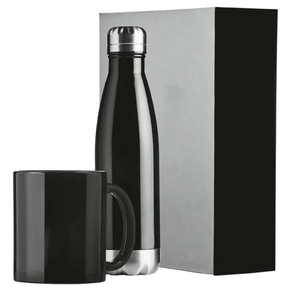 Stainless Steel Bottle & Mug Gift Set