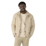 Cotton Bomber Sherpa-lined Jacket Mens
