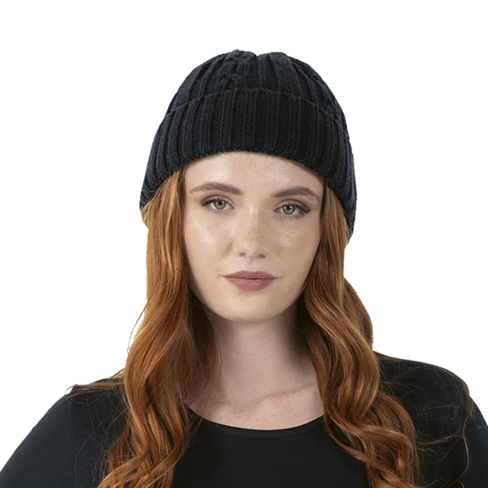 Cable Knit Beanie - Image 6