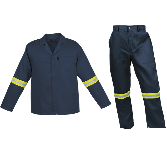 Barron Budget Poly Cotton Conti Suit with Reflective - Image 4