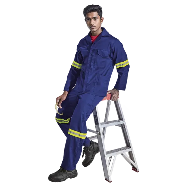 Barron Supreme Poly Cotton Conti Suit with Reflective