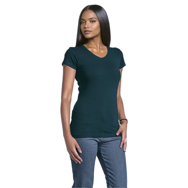 170g Essential V-Neck Slim Fit Ladies