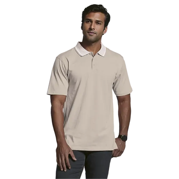 Jacquard Collar Golfer Mens