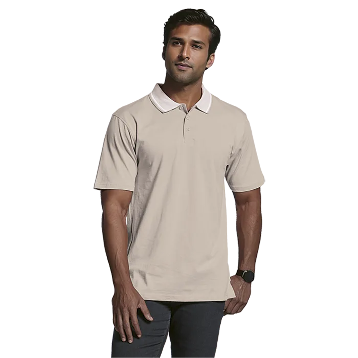 Jacquard Collar Golfer Mens