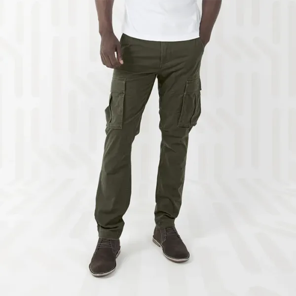 Heritage Slim Fit Cargo Trousers Mens