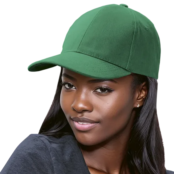 6 Panel Brushed Cotton Cap