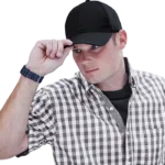6 Panel Raven Cap