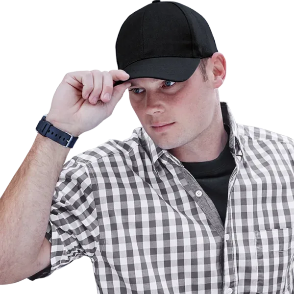 6 Panel Raven Cap