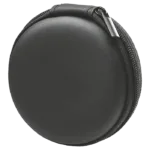 IND Aux Earphone with mic in round PU case