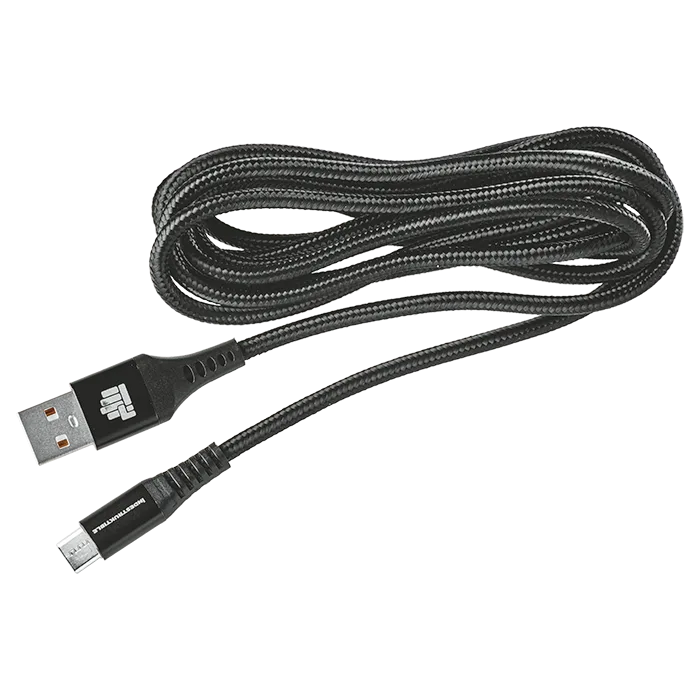 1.8m Nylon Braided Micro-USB Cable - Image 3