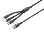 IND 1.2m 3-In-1 Charger Cable