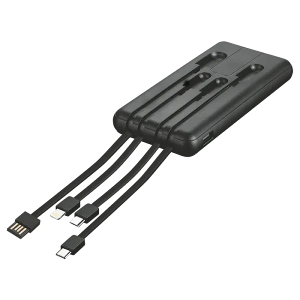 IND 10 000mAh Power Bank with charging cables