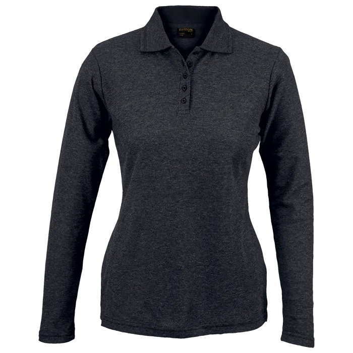 175g Pique Knit Long Sleeve Golfer Ladies - Image 11