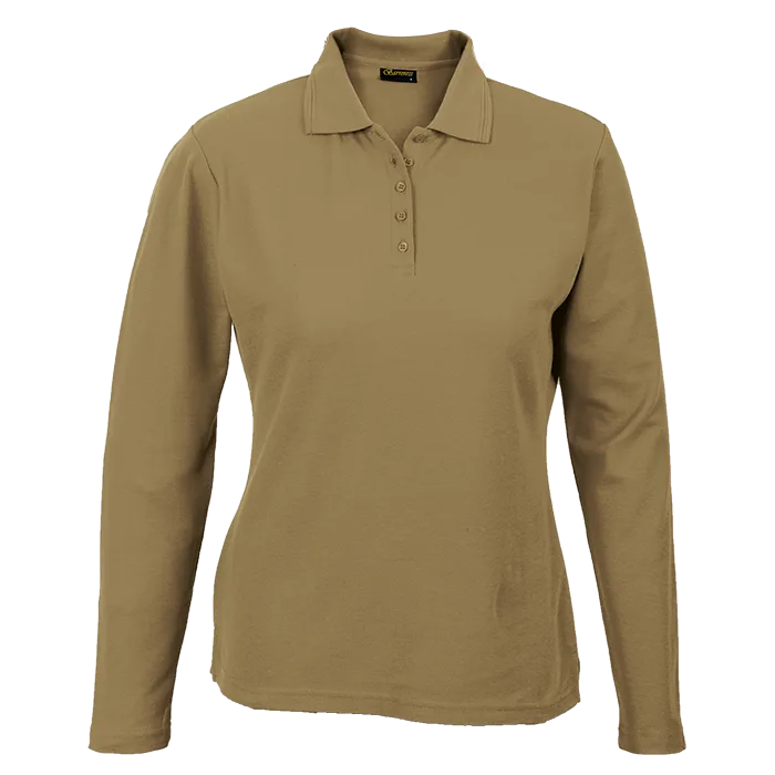 175g Pique Knit Long Sleeve Golfer Ladies - Image 6