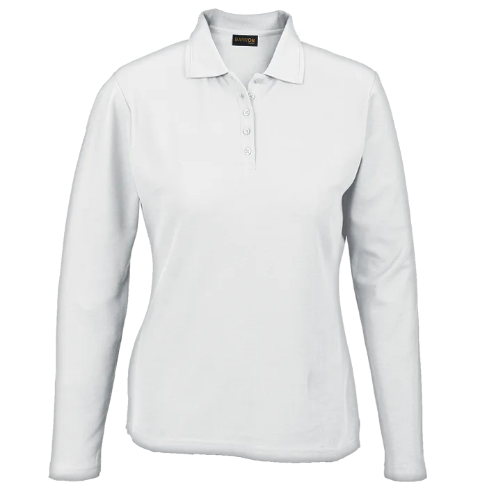 175g Pique Knit Long Sleeve Golfer Ladies - Image 8
