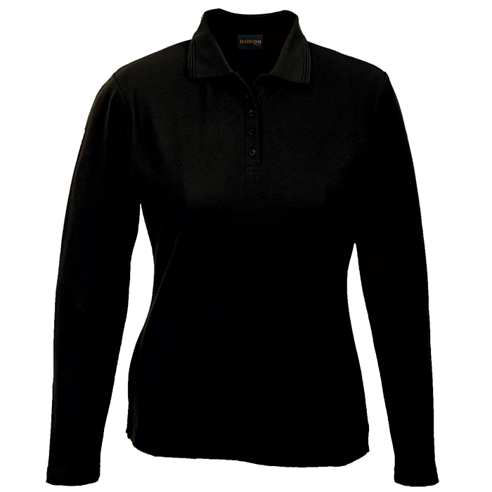 175g Pique Knit Long Sleeve Golfer Ladies - Image 9