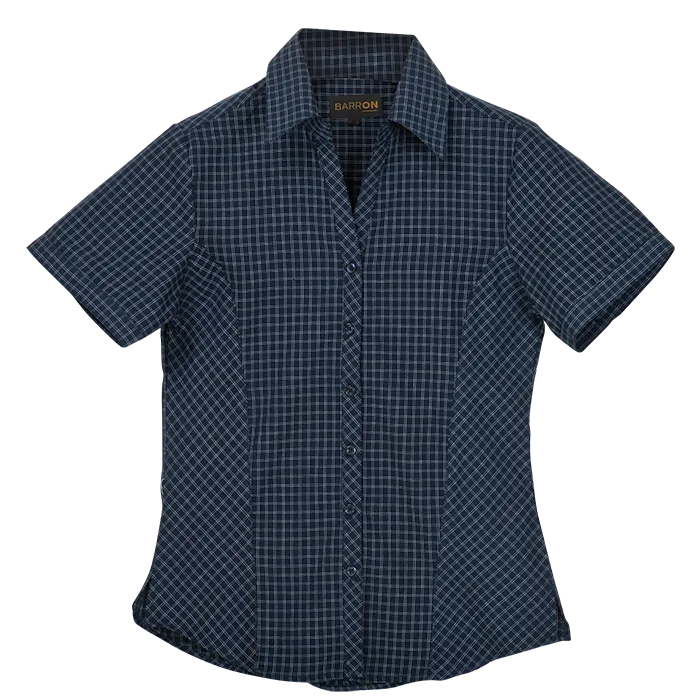Pioneer Check Blouse Short Sleeve Ladies - Image 6