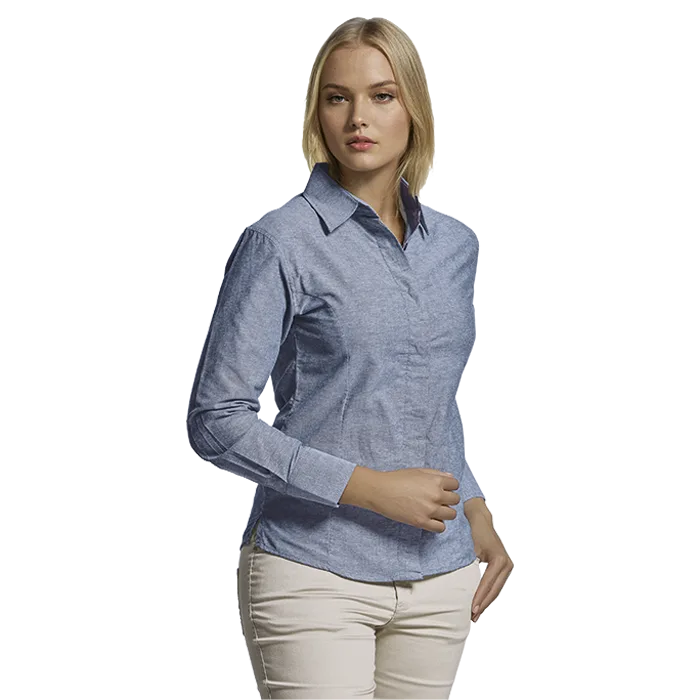 Oxford Blouse Long Sleeve Ladies