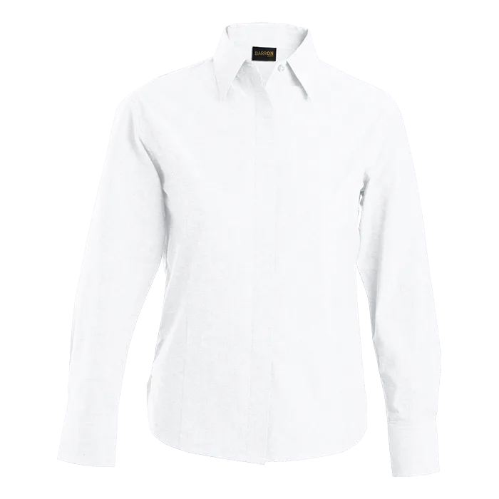 Oxford Blouse Long Sleeve Ladies - Image 6