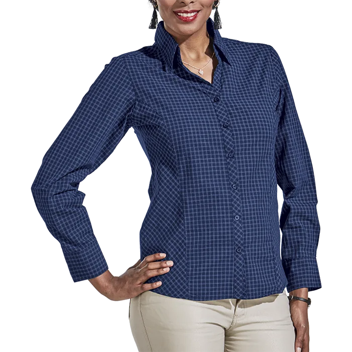 Pioneer Check Blouse Long Sleeve Ladies