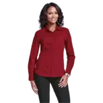 Basic Poly Cotton Blouse Long Sleeve Ladies